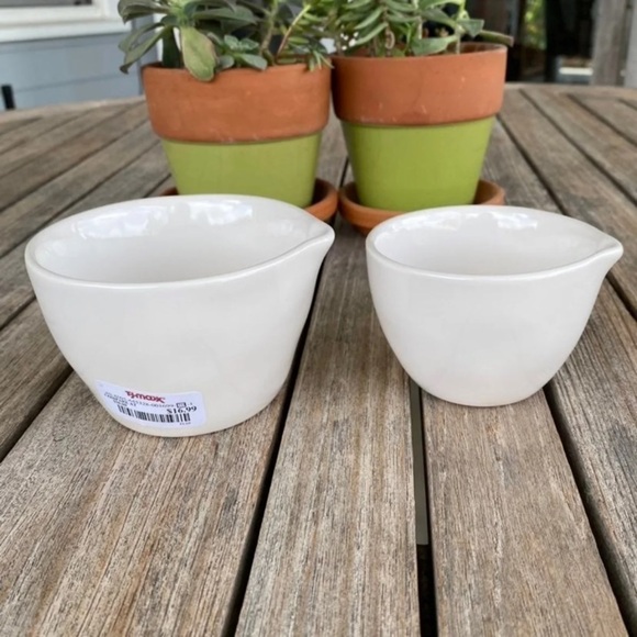 Rae Dunn Measuring Cups Halloween Witch Feet Ceramic Pottery farmhouse Halloween - Picture 6 of 12